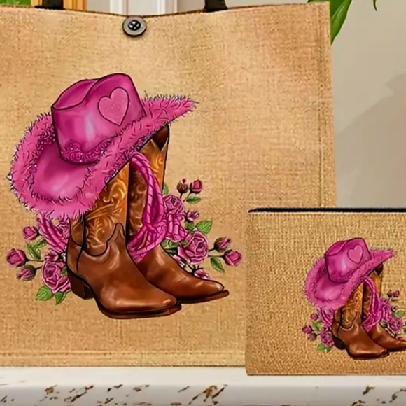 2 piece women's tote & mini purse set - Picture 10 of 13